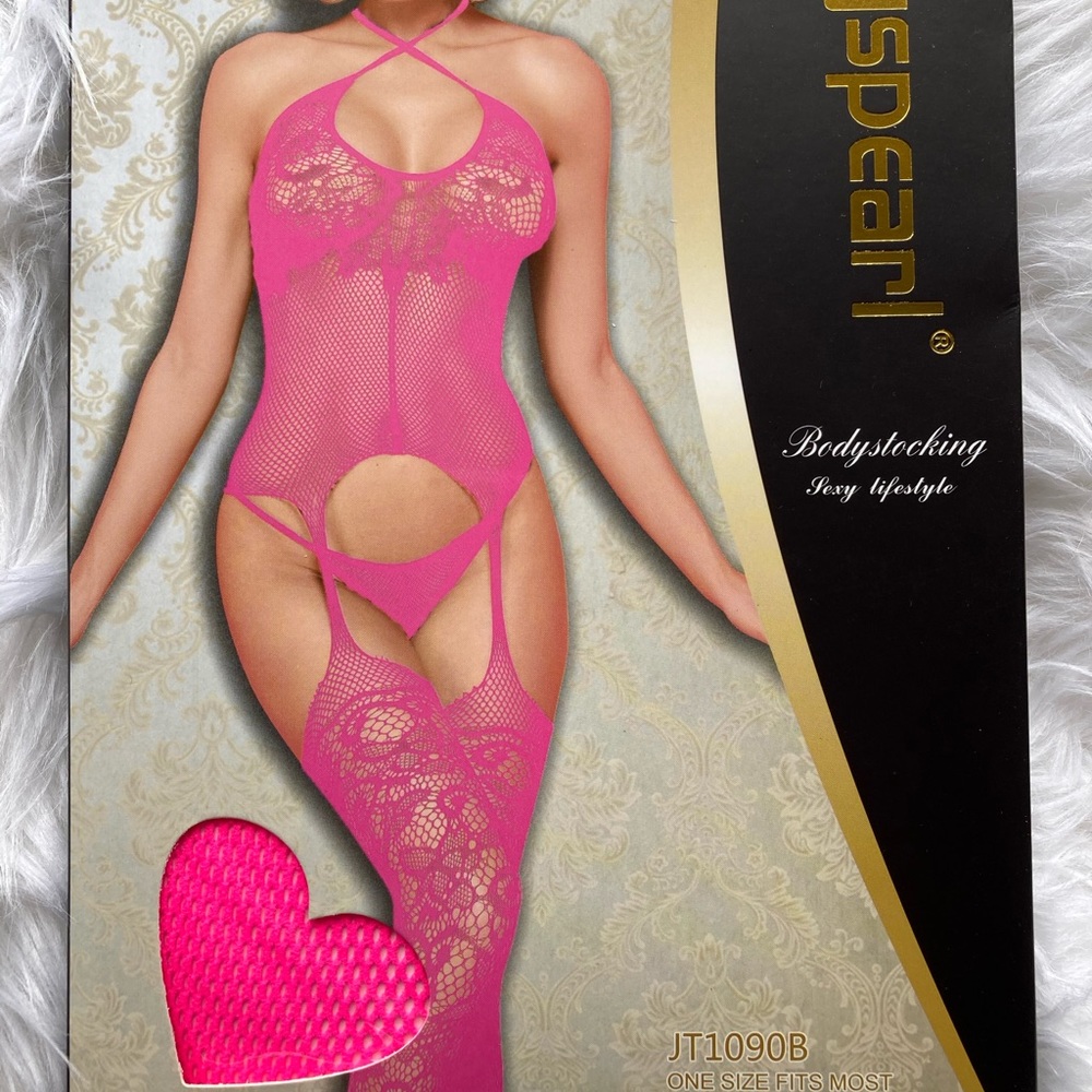 Hot pink body stocking